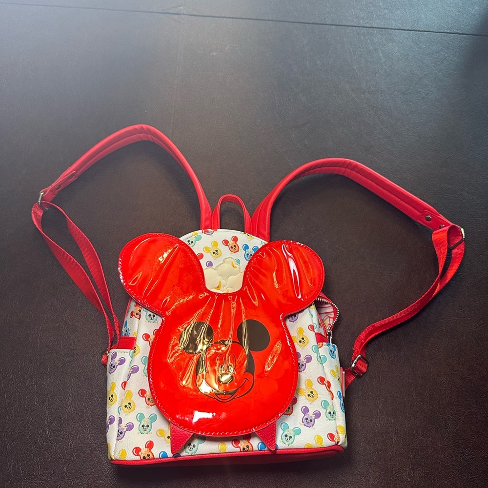 Disney Parks Loungefly Mickey Balloon Popcorn BackPack
